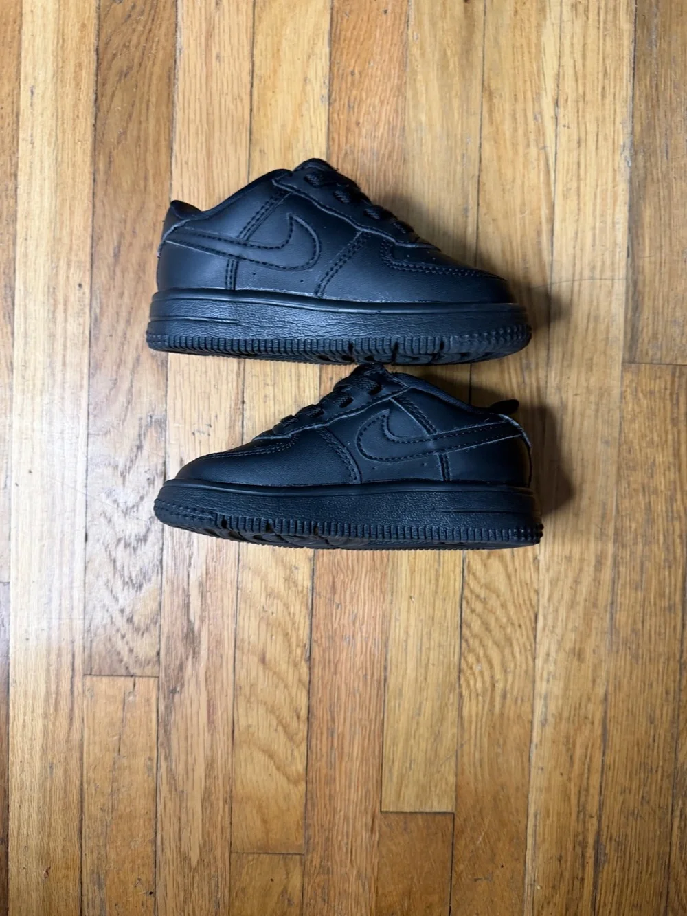 Nike 7C Black Force 1  Low all black toddler sneakerqqqqqq